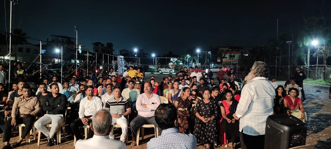 रत्नेश्वरी देवीच्या मंदिराच्या संरक्षणासाठी हजारो ग्रामस्थांचा उत्स्फूर्त प्रतिसाद.