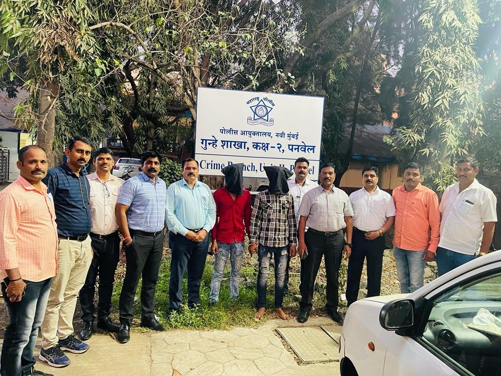 शिक्षिका महिलेवर बलात्कार करणाऱ्या दोघा आरोपींना गुन्हे शाखा कक्ष 2 पनवेलने अवघ्या बारा तासात केले जेरबंद
