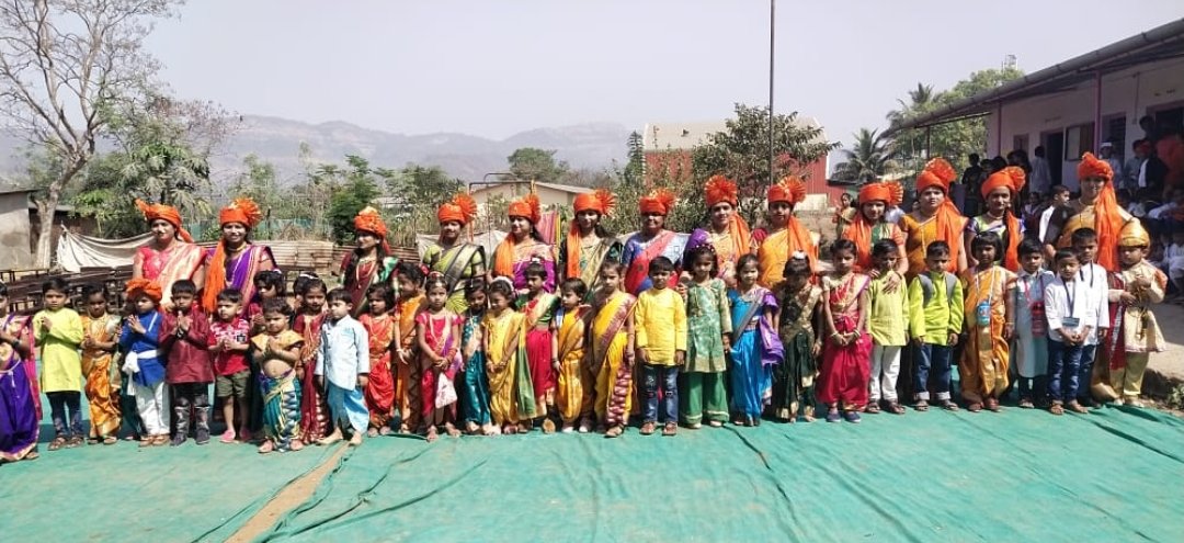वावोशी येथील P.N.P इंग्रजी माध्यमच्या शाळेत मराठी राजभाषा दिन अतिशय उत्साहात साजरा...